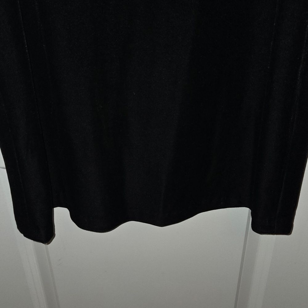 Vintage Victor Costa Black Velvet Dress - Picture 6 of 11